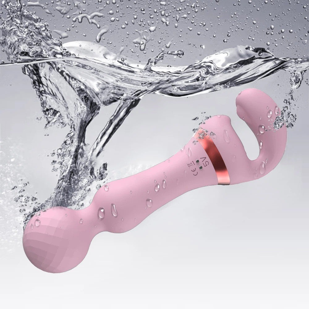 Women's Double-Headed Climax Vibrator Multi-Purpose Device Big Head Strong Shock