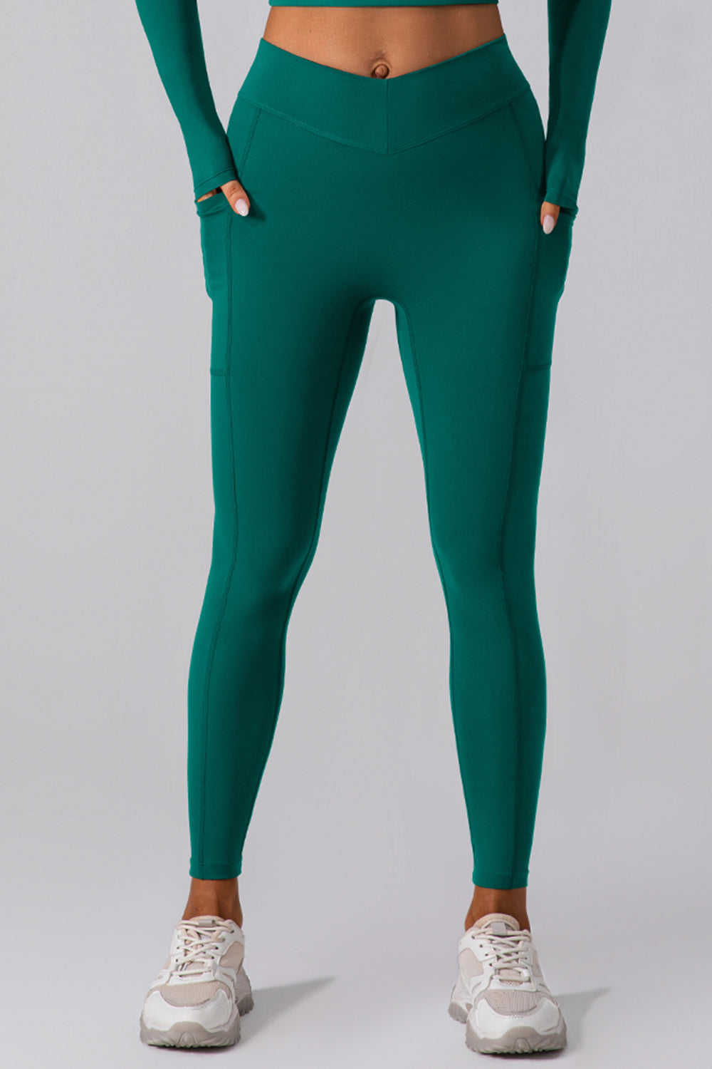 High Waist Active Leggings with Pockets - JassyBae