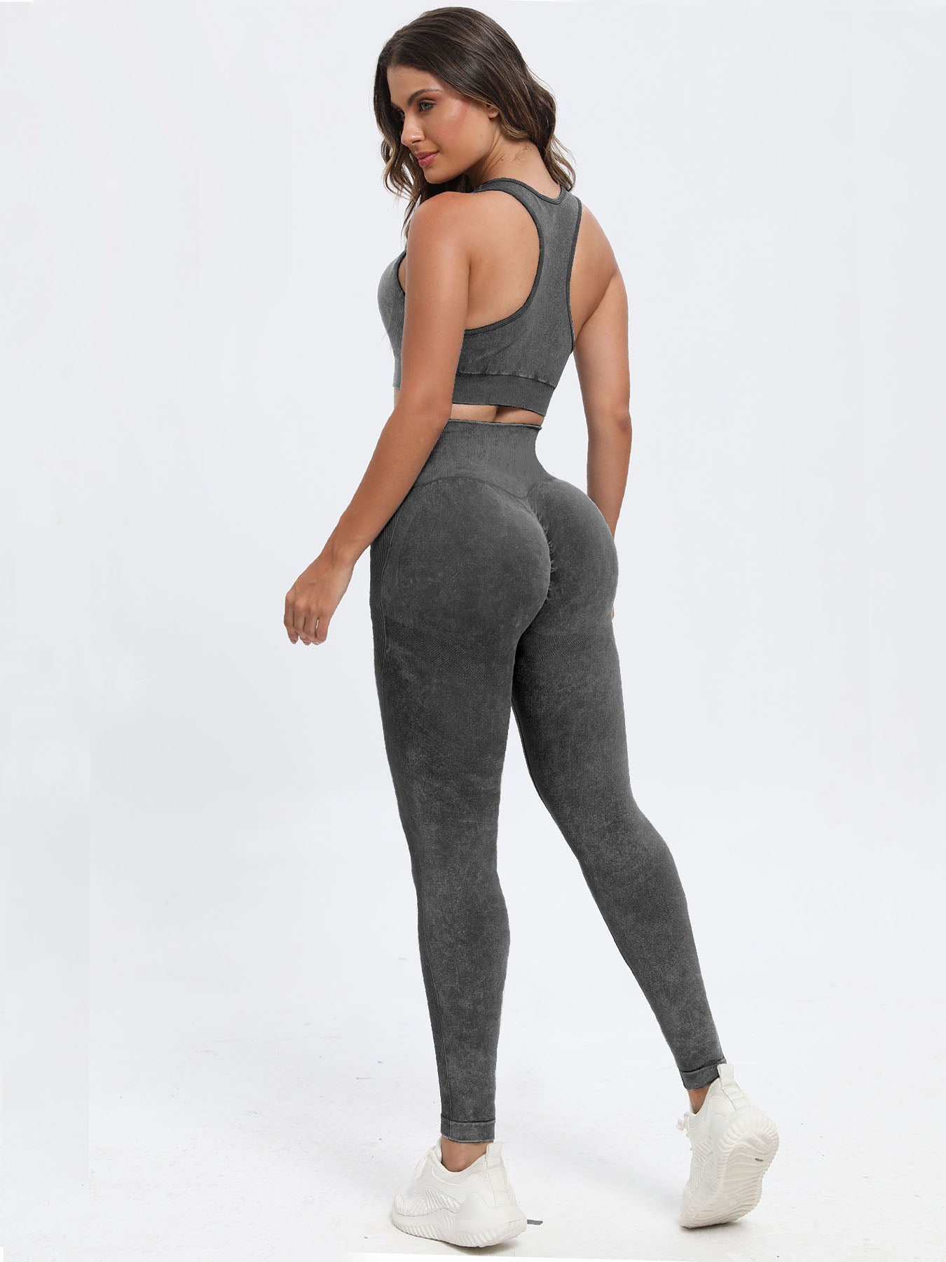 Scoop Neck Wide Strap Top and Pants Active Set - JassyBae