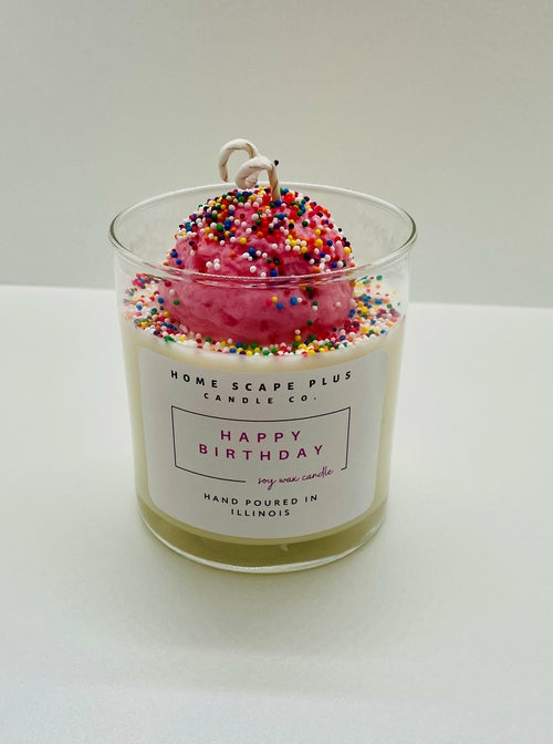 Happy Birthday Candle-Ice Cream Scoop