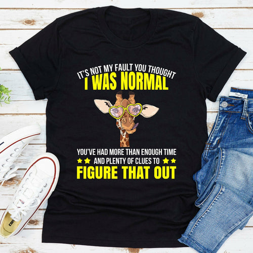 It's Not My Fault You Thought I Was Normal T-Shirt